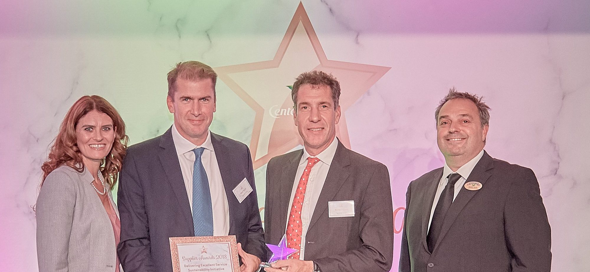 Winners At The Center Parcs’ Supplier Awards Camplings Linen